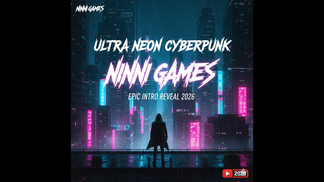 ULTRA NEON Cyberpunk Gaming Intro 🔥 Epic Glitch Reveal 2026