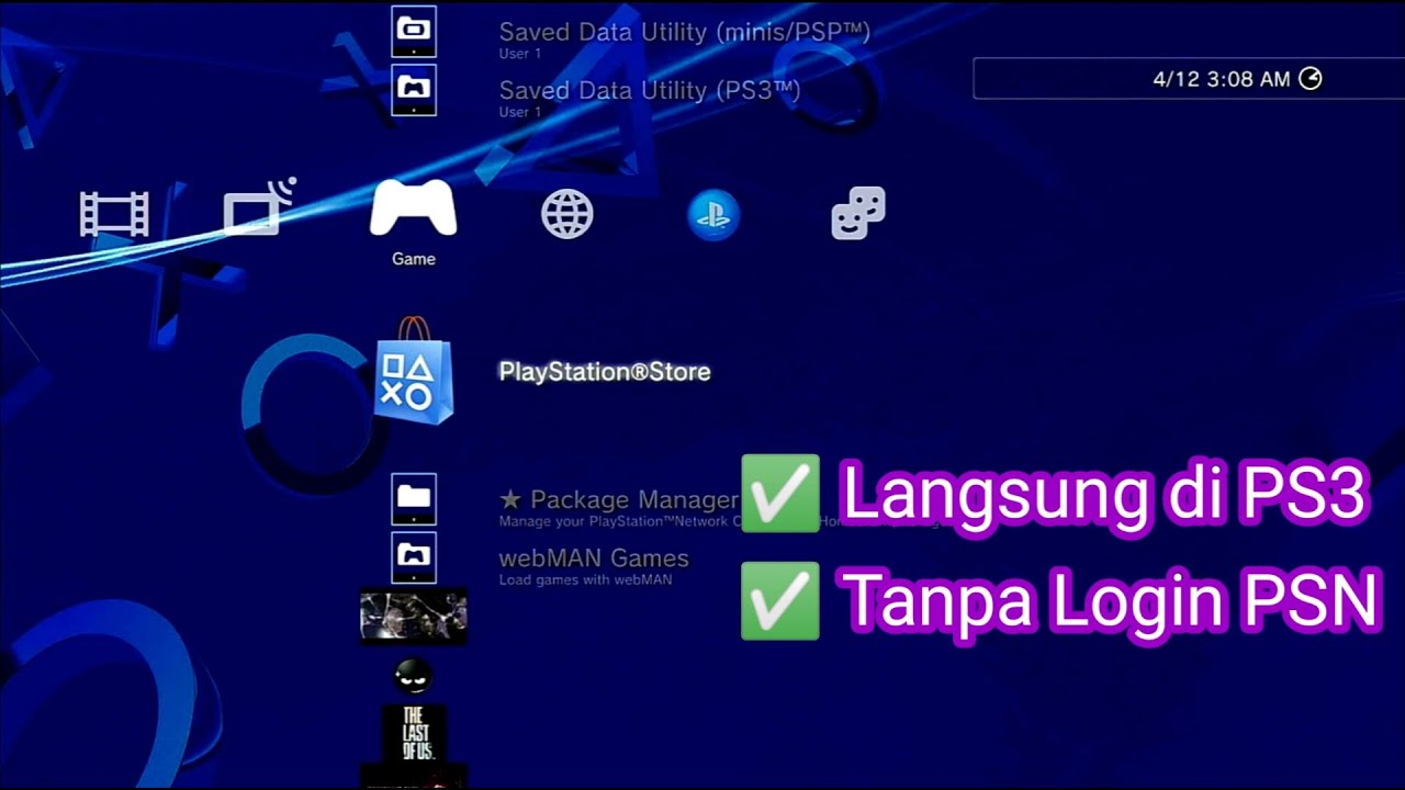 Tema PS4 di PS3