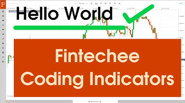Expert Advisor Studio ~ Fintechee Coding Indicator Series(1) Code a "Hello World" indicator