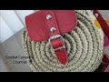 شنطه كروشيه بخيط الخيش _ Crochet bag