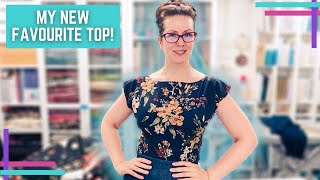 Making The By Hand London Anna Dress In To A Top :: It's My New Favourite Top Ever!