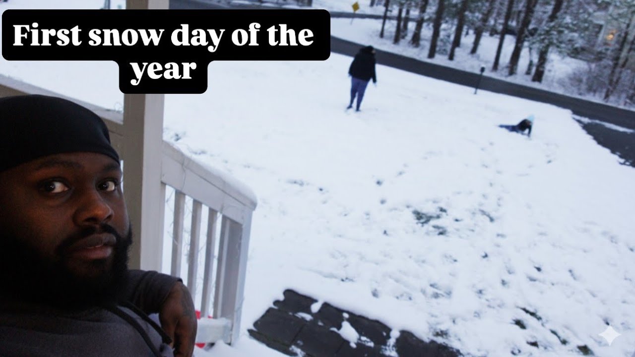 It Finally Snowed! Our First Snowfall of the Year - YouTube