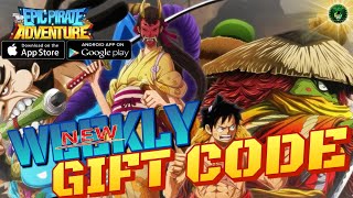 Epic Pirate Adventure - Weekly Gift Code 🎁 #11 Treasure Hunter Adventure Onepiece RPG🔥android/iOS screenshot 3