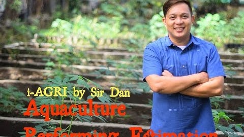 AQUACULTURE - Performing Estimation