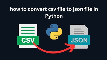 how to convert csv file to json file in Python