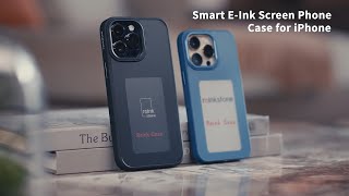 Reinkstone Reink Case - World's First Smart NFC 3-color Electronic Ink Screen Phone Case