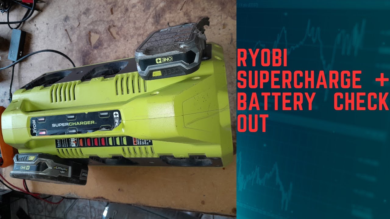RYOBI P135 18V One+ 6 Port Lithium Ion Battery Supercharger (18V Batteries  Not Included/Charger Only)