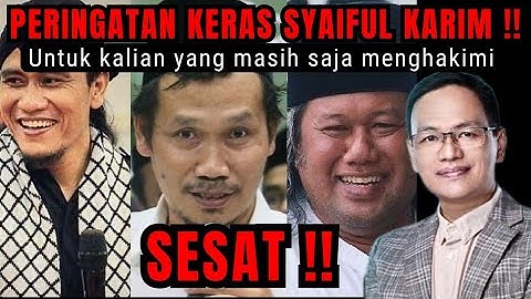 Untuk kalian yang masih saja menghakimi orang lain SESAT #syaifulkarim #dzikir #ngajiroso