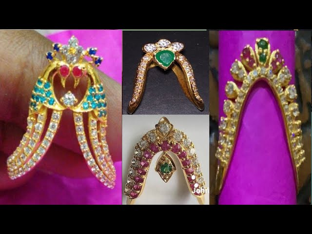 gold vanki ring design/ gold Kalyanam ring/gold prathanam ring - YouTube