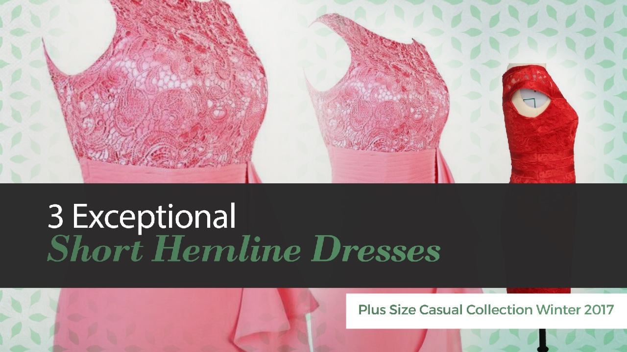 3 Exceptional Short Hemline Dresses Plus Size Casual Collection Winter 2017