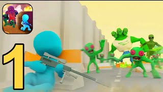 Zombie Rampage: Shooter Frenzy - Gameplay Walkthrough Part 1 All Levels 1  to 7 ( Android,iOS ) screenshot 2