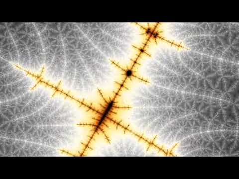 Quasi Nova fractal zoom 3 (black solid Julia)