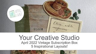 Your Creative Studio - 5 Inspirational Layouts for March 2022