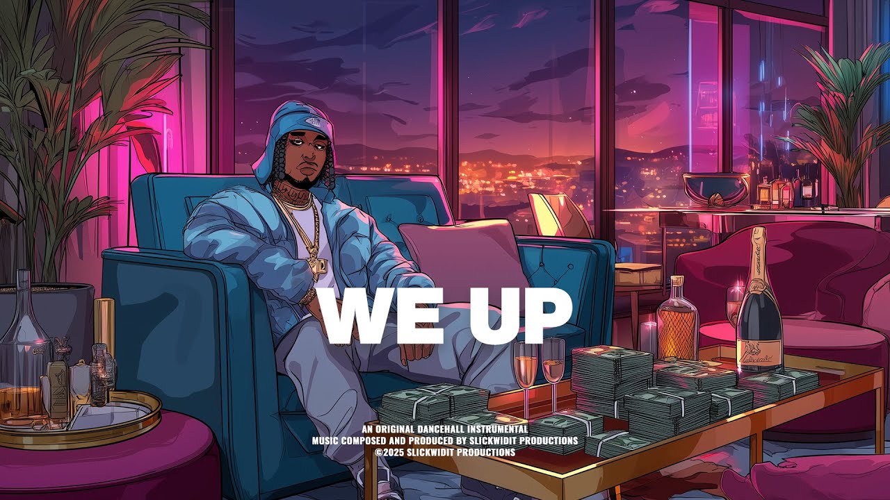 " WE UP " ~  Dancehall Riddim Instrumental 2025 | Slickwidit Prod
