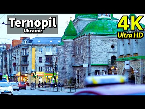 Ternopil Ukraine in 4K UHD