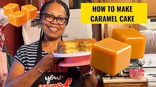 HOW TO MAKE A HOMEMADE CARAMEL CAKE#EricandTeresa #HomemadeCake #HomemadeCaramelIcing #CaramelCake