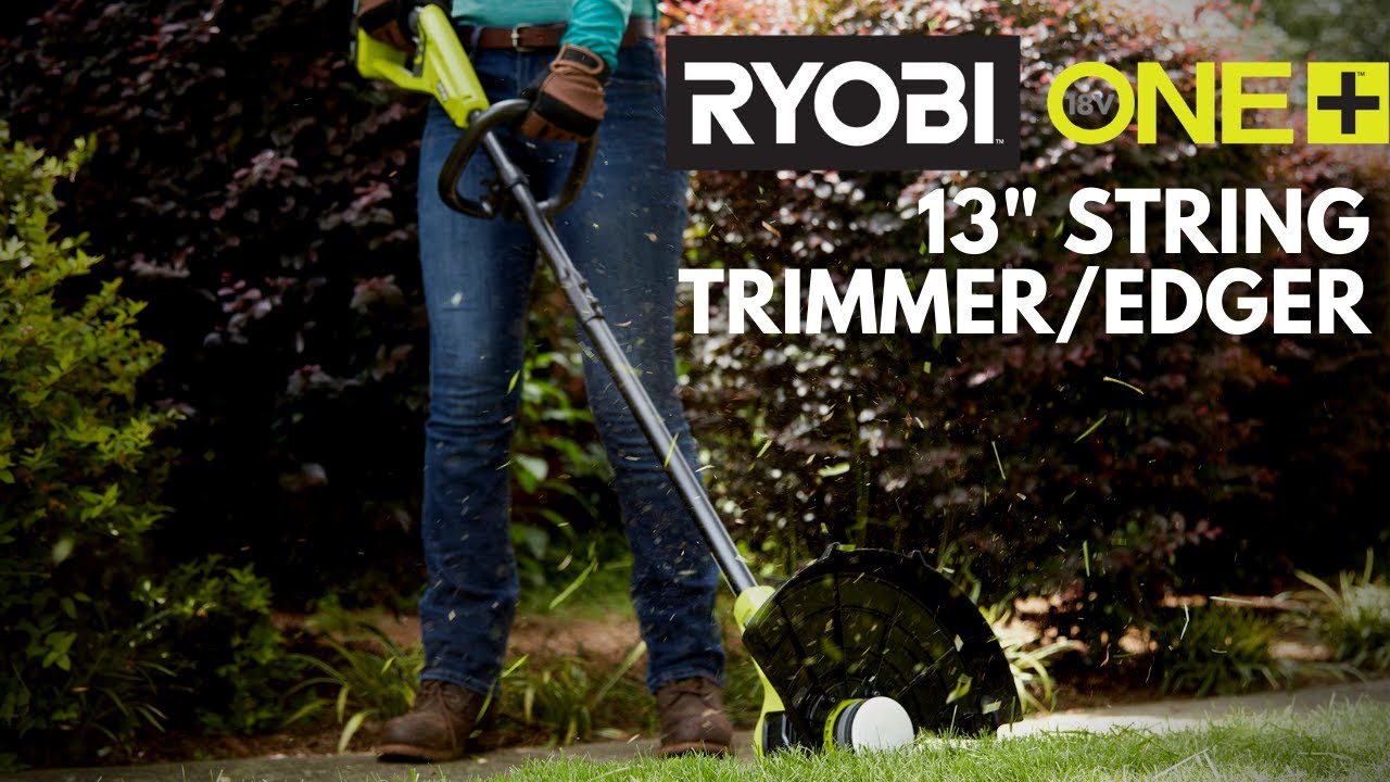 18V ONE+ 13 String Trimmer/Edger Kit - RYOBI Tools