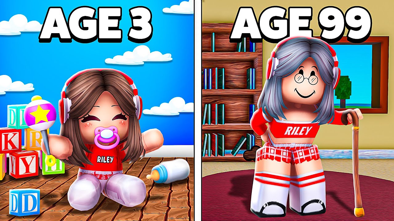 GROWING UP IN ROBLOX!!!