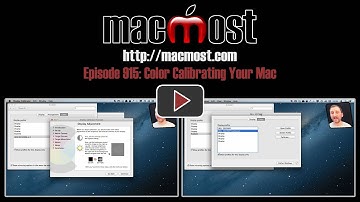 Color Calibrating Your Mac (MacMost Now 915)