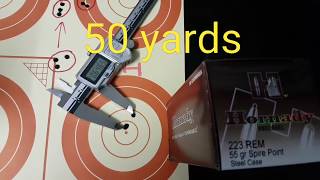 Sako 85 Varmint 223 Rem. Ammo Accuracy Trial Results