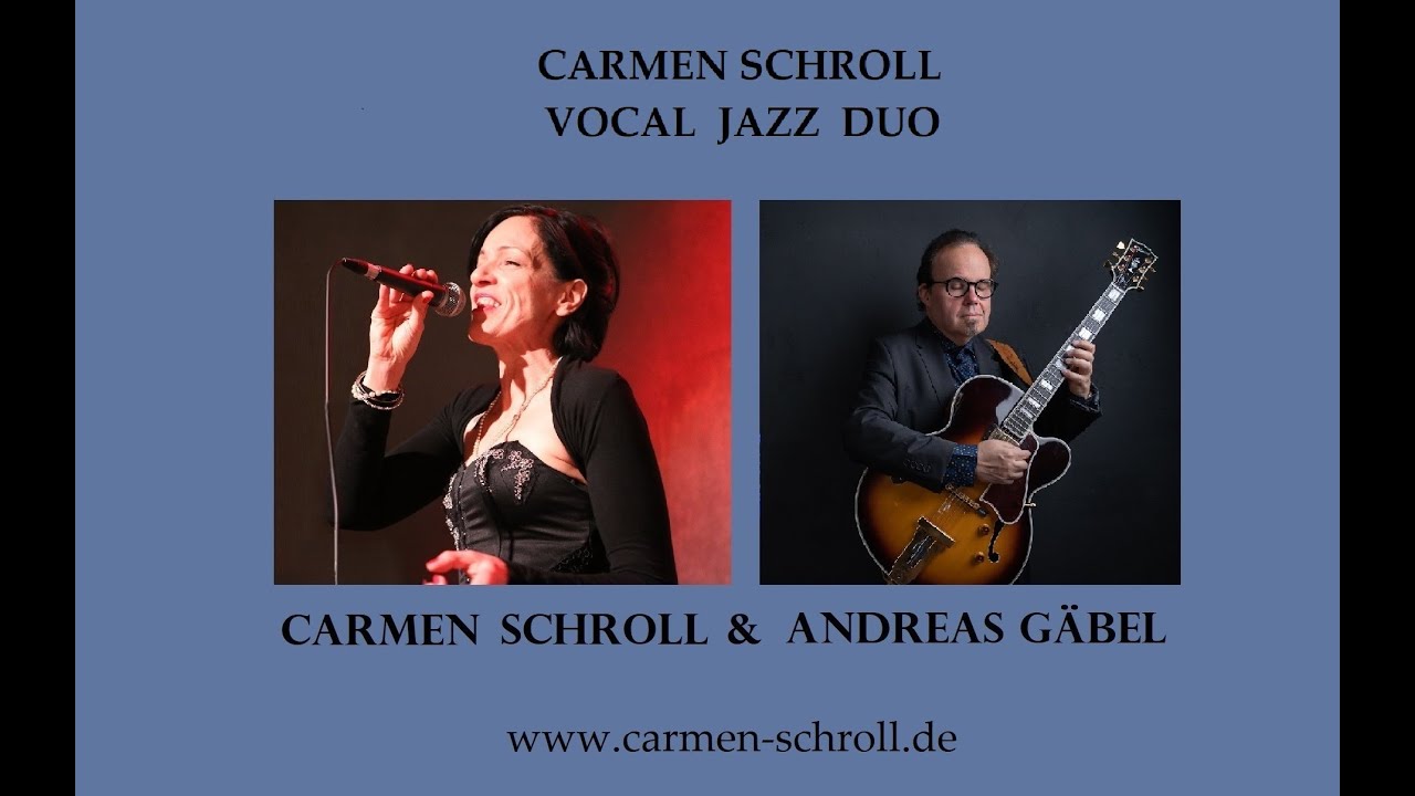 "Night and day Carmen Schroll Vocal Jazz Duo Berlin mit Andreas Gäbel life in  Potsdam