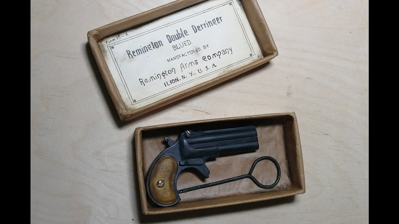 Remington derringer 95 из бумаги своими руками/homemade paper remington derringer 95