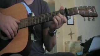 Video thumbnail of "Gaëtan Roussel - Help myself (nous ne faisons que passer) guitar  cover"