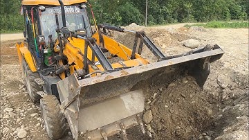 Gravel Leveling And Loading Video | JCB Backhoe And Tipper Best Operator @droneplanet2040