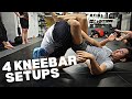 My 4 Top Kneebar Setups (sparring footage)