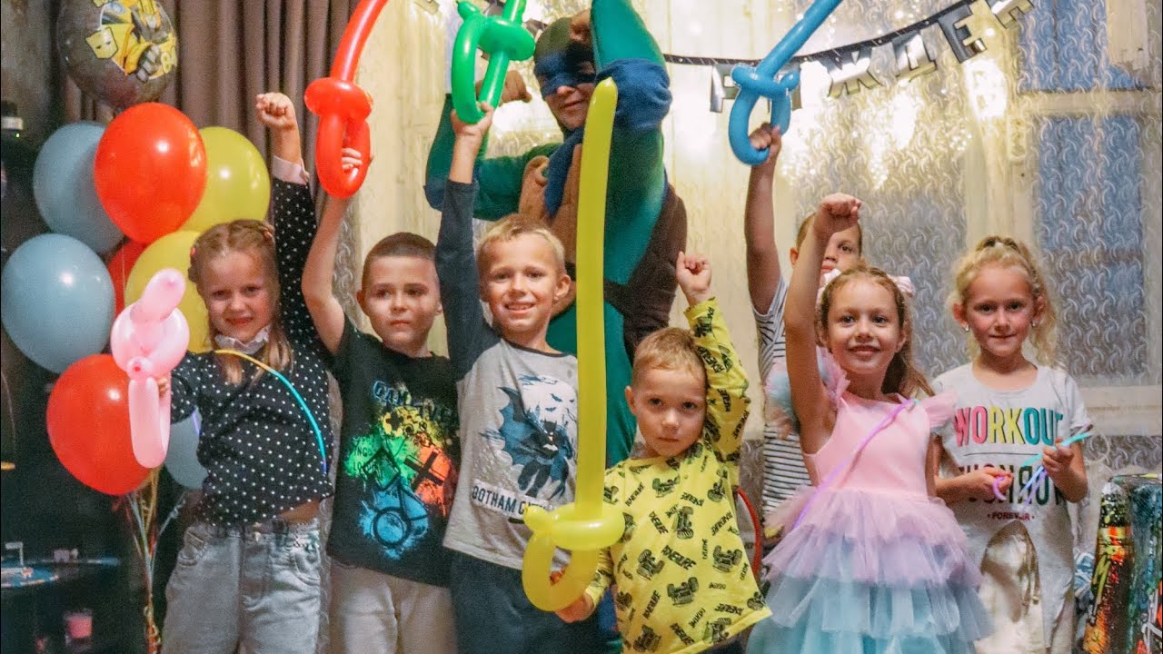 День рождение Данила/Данилу 7 лет#детскийпраздник#черепашкининдзя#game# ...