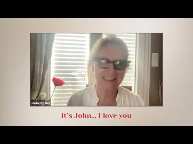 "It's John... I love you"