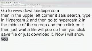 How to install hypercam2