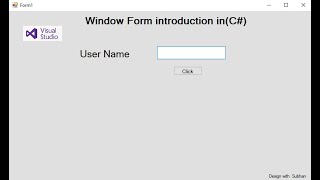 Window form C# Application with Visual studio By The Code Box