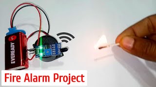 Fire Alarm Project using IR sensor _mrrealmaker