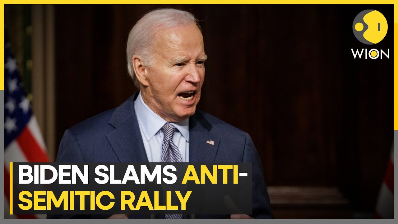 US President Joe Biden slams Philadelphia's anti-Semitic rally | WION ...