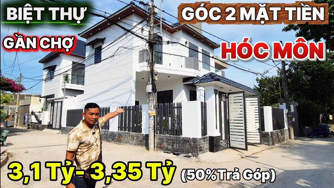 🔥 HẠ GIÁ SỐC CUỐI NĂM – BIỆT THỰ HÓC MÔN GÓC 2 MẶT TIỀN 10x14m | CHỈ 1 CĂN
