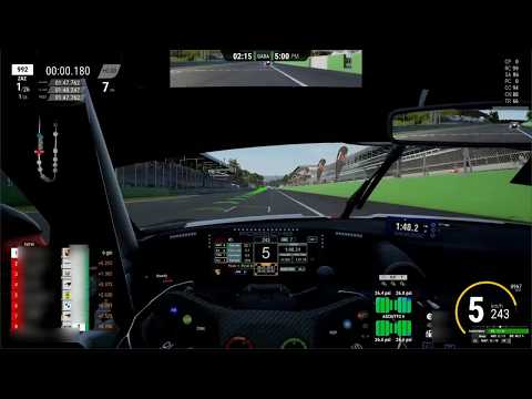 ACC Monza Porsche 911 (992) GT3 R (Dry) Track Guide (Hotlap + Telemetry)