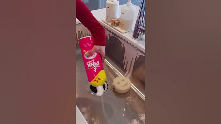 ✨ ASMR Sink Cleaning Transformation 🧽  Deep Clean Satisfaction So Relaxing! #kitchencleaning #sink