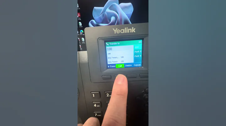Yealink T33G - Transfering Calls