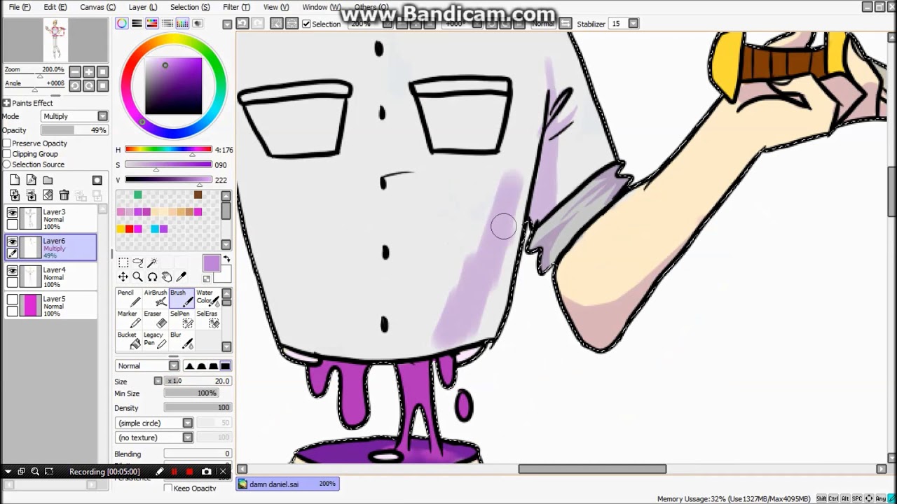 Daniel | Camp Camp Speedpaint (gore warning kinda)