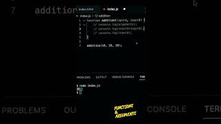 Functions and Arguments in javascript | #javascript #coding #functions #techshareskk