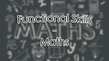 Introduction to Functional Skills - Maths