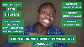TACN REDEMPTIONAL HYMNAL 383