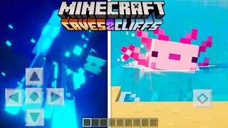 Minecraft PE 1.17 FULL GAMEPLAY! | MCPE 1.17 Android (Minecraft PE 1.17 Caves and Cliffs Offical) screenshot 1