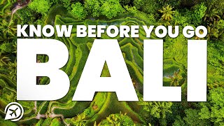 THINGS TO KNOW BEFORE YOU GO TO BALI