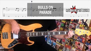 Bulls On Parade // Rage Against The Machine // Bass Cover with FREE PDF TABS