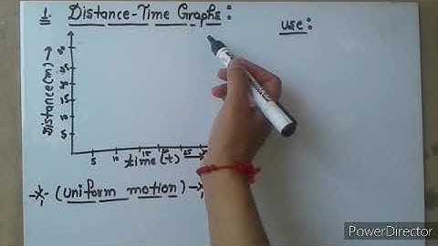 distance time graph; part 1☝; class 9th ; physics for uniform motion and non uniform motion