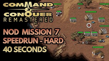 Command & Conquer Remastered Speedrun (Hard) - Nod Mission 7