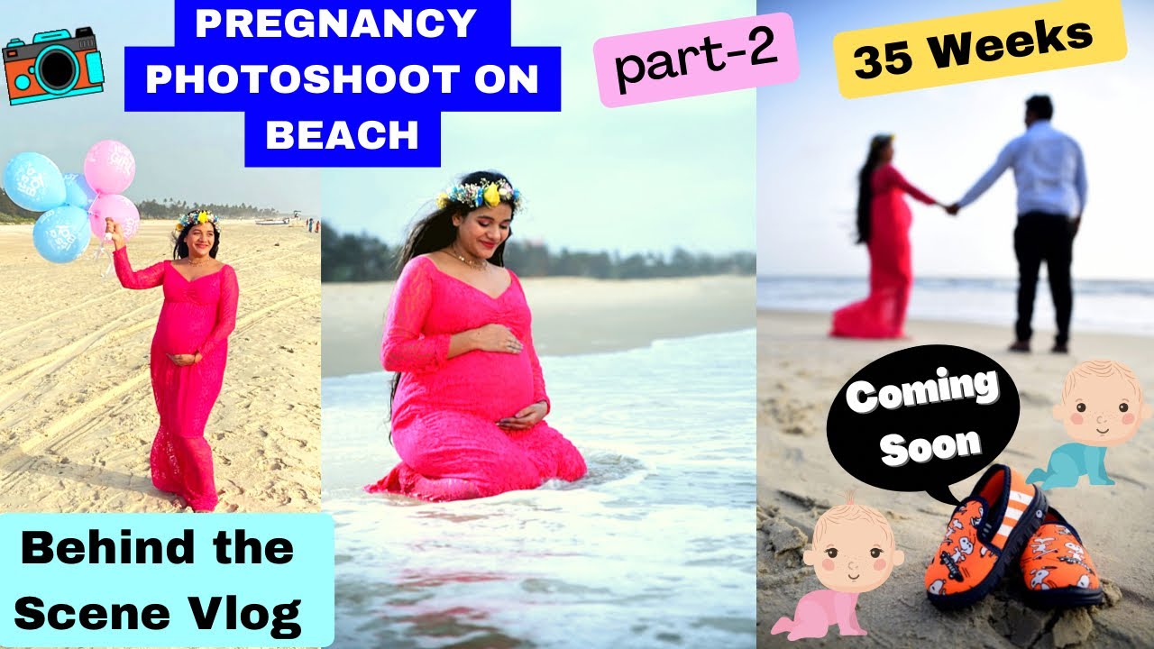 Pregnancy Photoshoot On Goa Beach, Maternity Photography Behind The Scene  Vlog