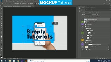 How to design Mobile App Mockup in Photoshop | Mockup Tutorial | Photoshop Tutorial